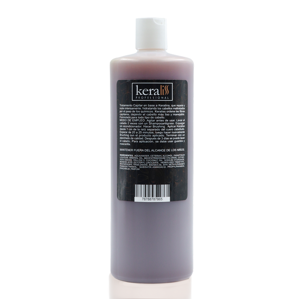 Keraliss Liquida Keratina Alisado Chocolate+Argan 1000ml - Imagen 3
