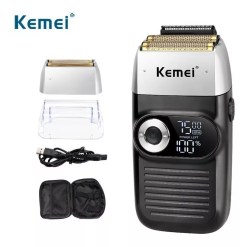 Máquina Afeitadora Kemei Km-2026 Negra 110v/240v