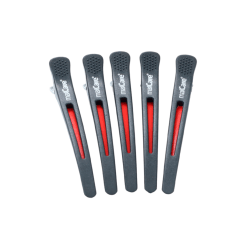 Pinzas Con Banda Silicona X6 Unidades Peluquería Y Barbería