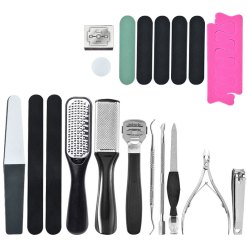 Kit Pedicure 20 En 1 Limas Para Pies Y Pedicura Limpieza