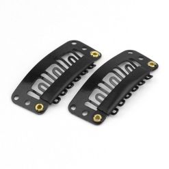 Micropinzas Clip Para Extensiones 10 Unidades Negras