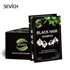 Sevich® Champú Negro De Pelo Y Barba 15ml (10 Und)