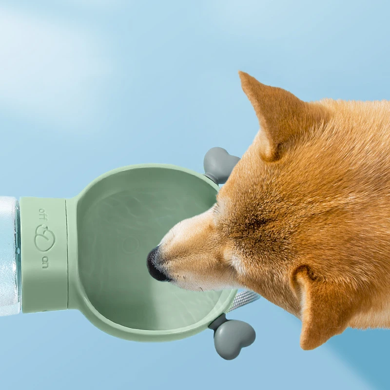 Dispensador Botella De Agua Y Alimento Portátil Para Mascota - Imagen 8