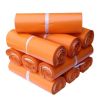 Pack 100 Bolsas Embalajes Tipo Sobre Autoadhesivo 20x35cm Naranjo