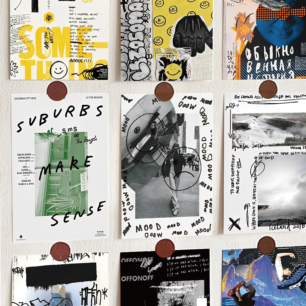 Set De Postales Diseño 10 Modelos Letras