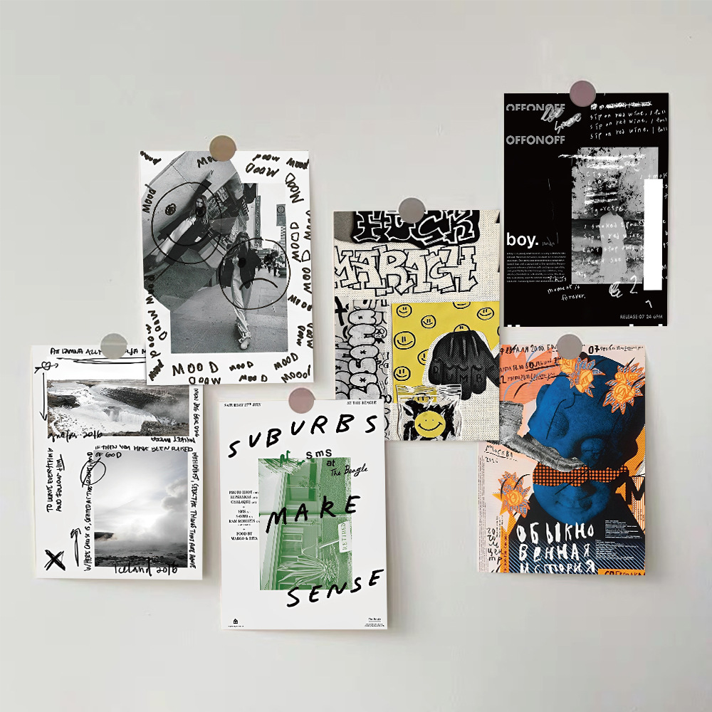 Set De Postales Diseño 10 Modelos Letras - Imagen 6