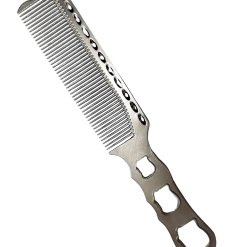 Peineta Aluminio Para corte Barberia Plateado